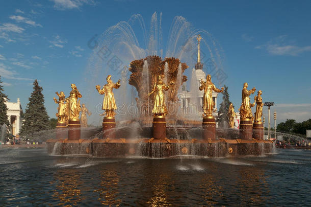 莫斯科vdnh国际友谊喷泉