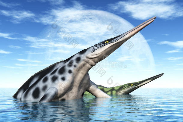 海生爬行动物hupehsuchus