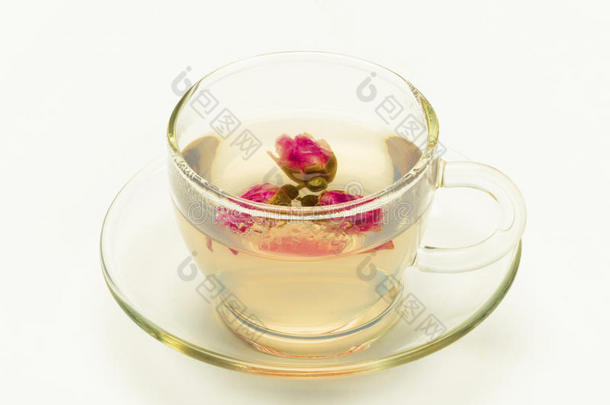 一杯<strong>玫瑰花茶</strong>