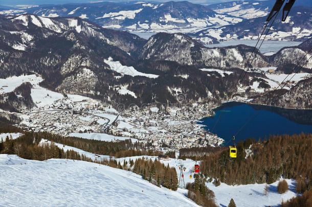 奥地利圣吉尔根山地滑雪场