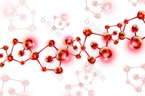 DNA螺旋分子背景