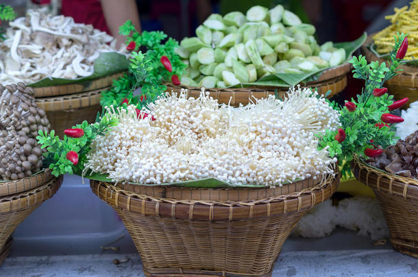 金针菇花篮