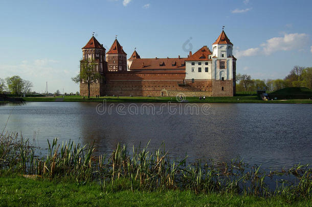 米尔城堡建筑群。白俄罗斯