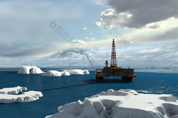 <strong>北冰洋</strong>石油平台