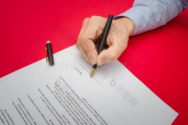 签订重要协议合同