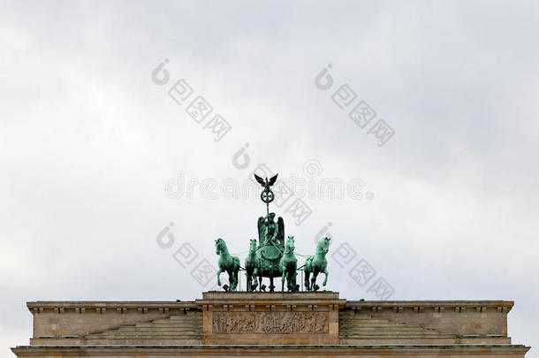 勃兰登堡门上的青铜四边形