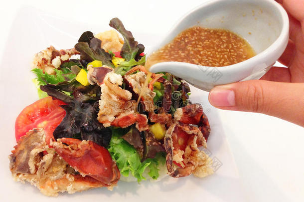 日式蟹肉沙拉