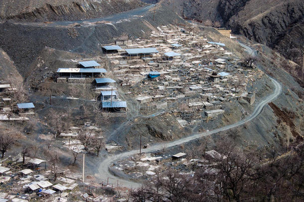 马什哈德附近山区的村庄