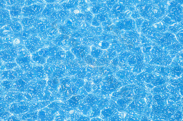 蓝色池水纹理
