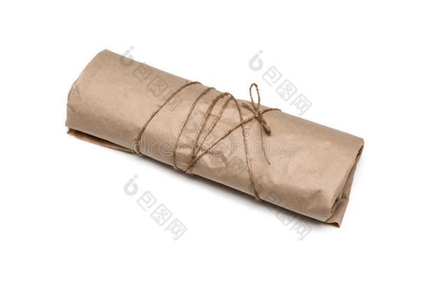 棕色牛皮纸捆绳包裹包裹包裹