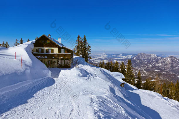 奥地利圣吉尔根山地滑雪场