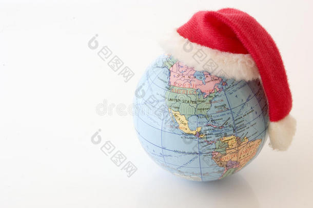 圣诞地球仪-南北美洲