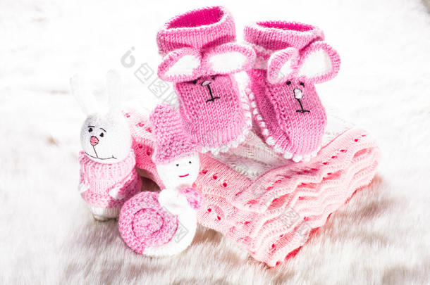 针织婴儿短靴