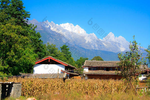 丽江风景。中国。