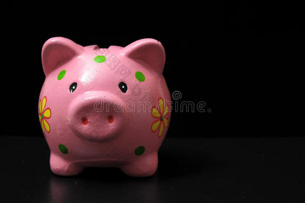 粉红猪存钱罐