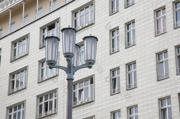 卡尔·马克思·阿莱的灯柱，德国柏林