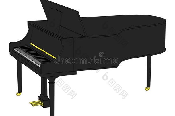 钢琴形象-乐器
