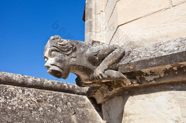 教皇宫殿的<strong>石像</strong>鬼（约1370年）。法国阿维尼翁