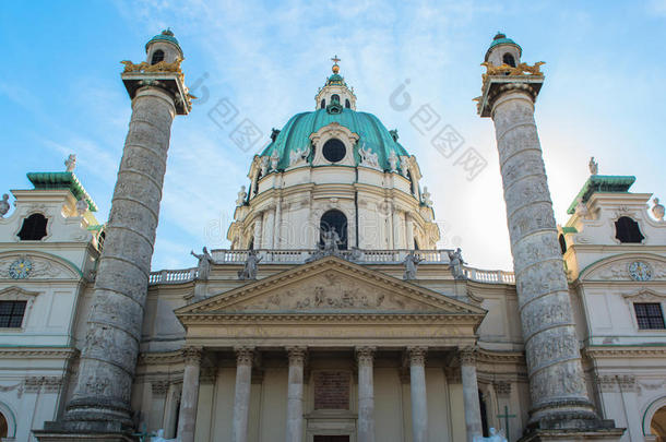 奥地利维也纳市中心的一座古建筑