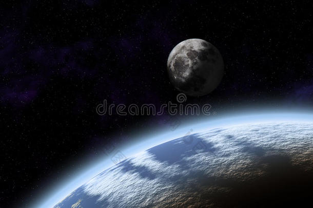 地表行星地球和月球