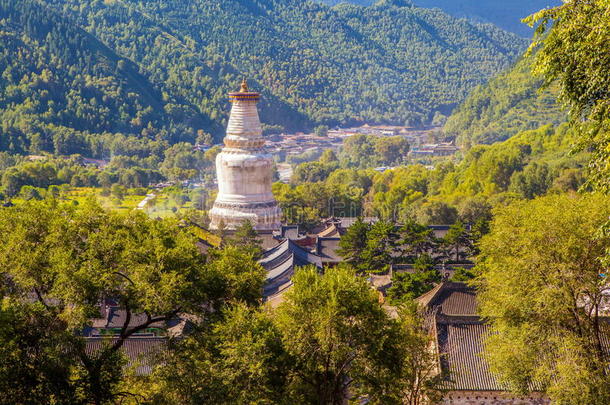 五台山风景区。