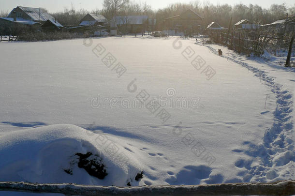 和解。雪原。风景。和解。雪原。