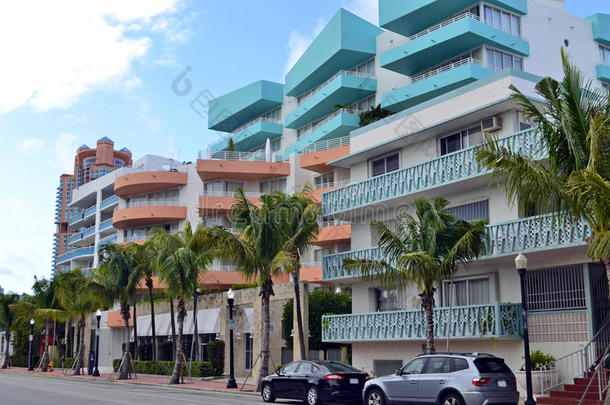 迈阿密南海滩街景