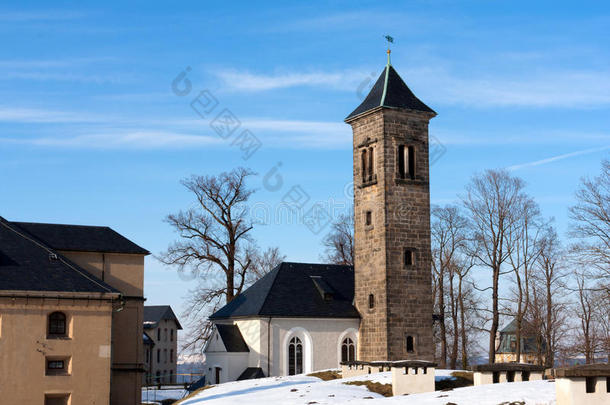 科宁施廷城堡的古塔