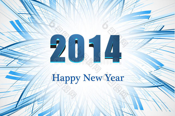 2014年新年喜庆卡背景