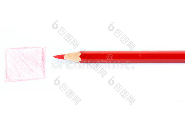 彩色铅笔在纸上画画