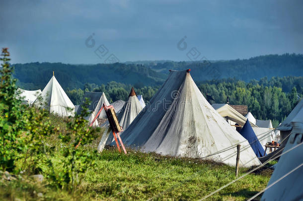 中世纪露营帐篷