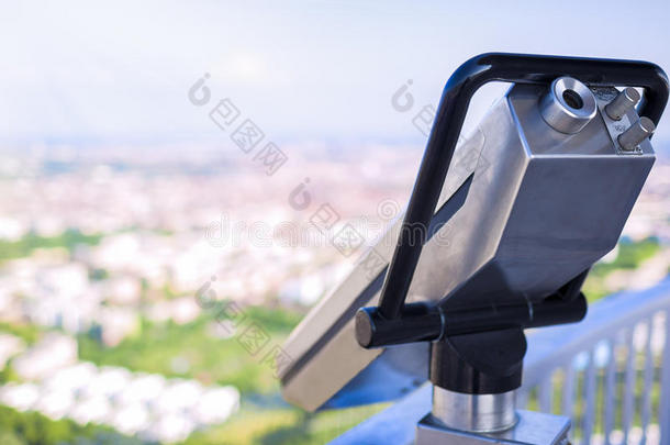 奥林匹亚公园塔空中游客双筒望远镜
