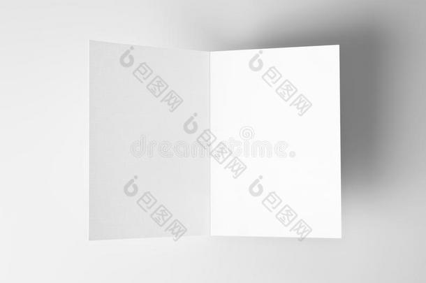 空白信纸：灰色背景上的明信片