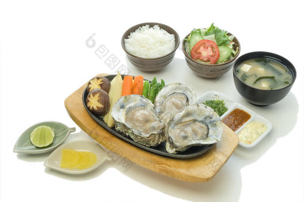 牡蛎牛排套餐