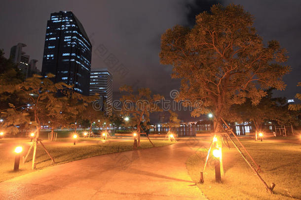 上海金融中心美丽夜景