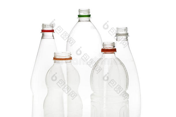可回收的塑料饮料瓶。