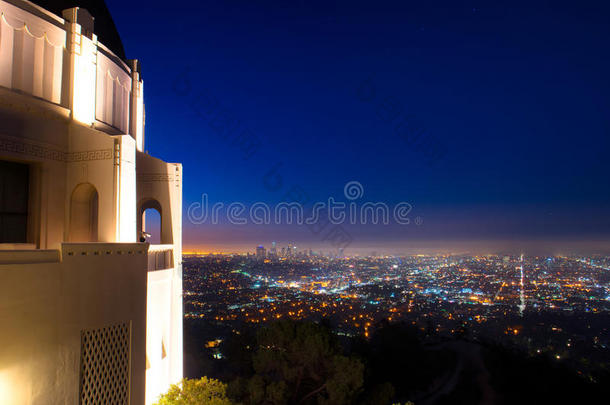 从格里菲斯天文台看洛杉矶