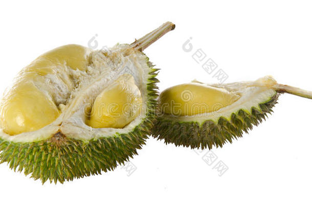 榴莲，东南亚水果之王的背景。
