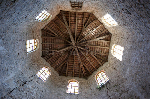 胡佛兰罗西利卡，放在钟楼里。 波洛克，伊斯特里亚，克罗地亚。