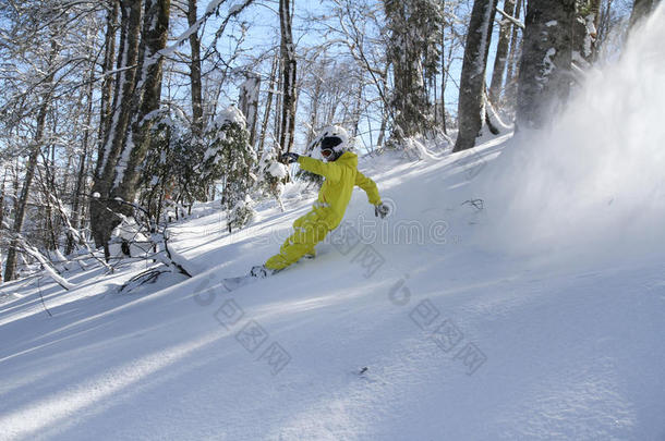 滑雪板自由行者