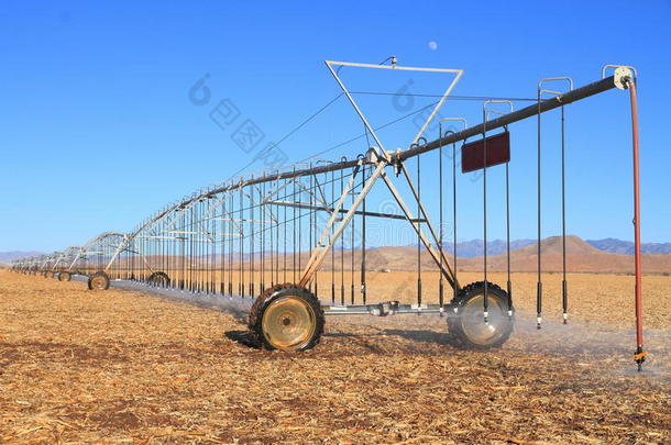 美国亚利桑那州：横向移动灌溉系统
