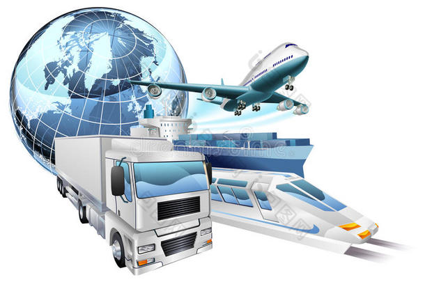 全球物流运输概念