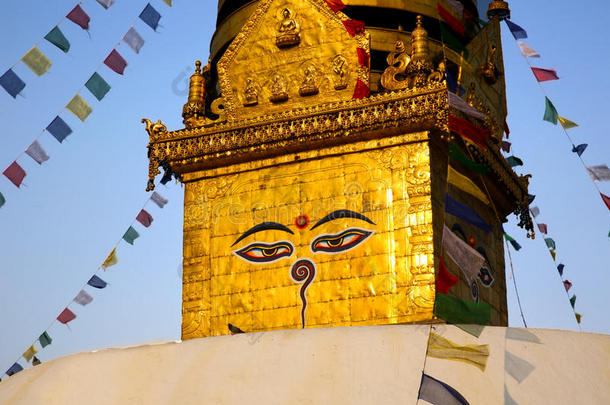 尼泊尔的象征，加德满都的<strong>佛</strong>眼。