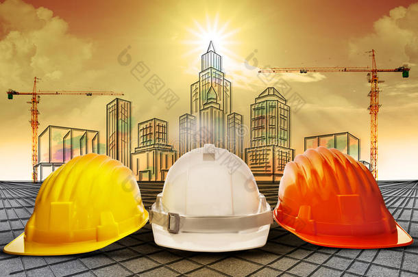 安全帽与建筑施工