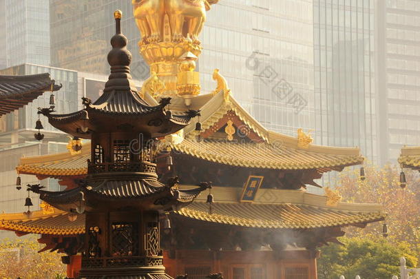 中国上海金色静安寺