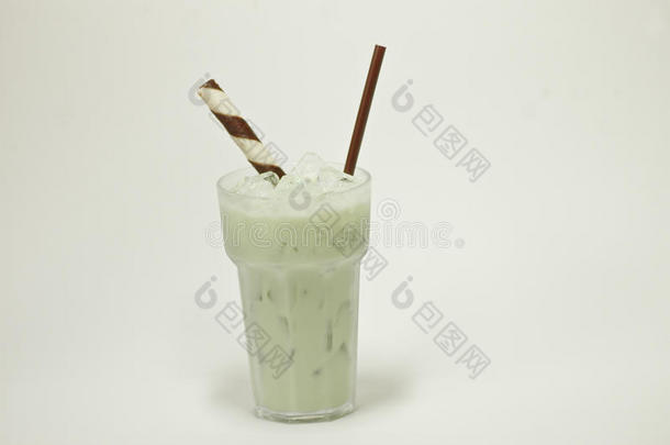 冰牛奶日本绿茶