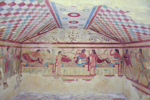 伊特鲁里亚壁画墓，塔奎尼亚4
