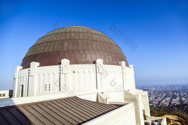 从格里菲斯天文台到洛杉矶的景色