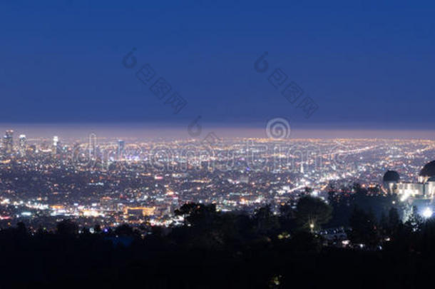 从好莱坞山看洛杉矶