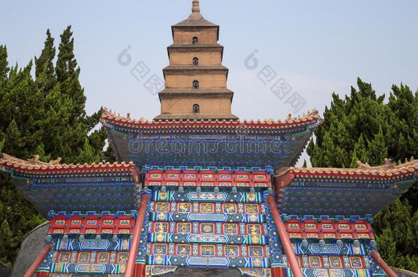 巨型雁塔——西安南部（西安，西安），陕西省，中国
